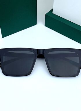 保罗雷朋官网平板太阳镜男2022新款简约平面墨镜男士方形女个性防