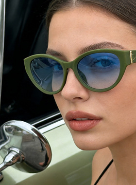 保罗雷朋官网新款欧美复古墨镜时尚女士猫眼太阳镜度假旅游防晒潮