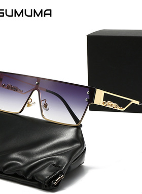 保罗雷朋官网2025新款太阳镜跨境热卖一体式防风墨镜猎豹子装饰太