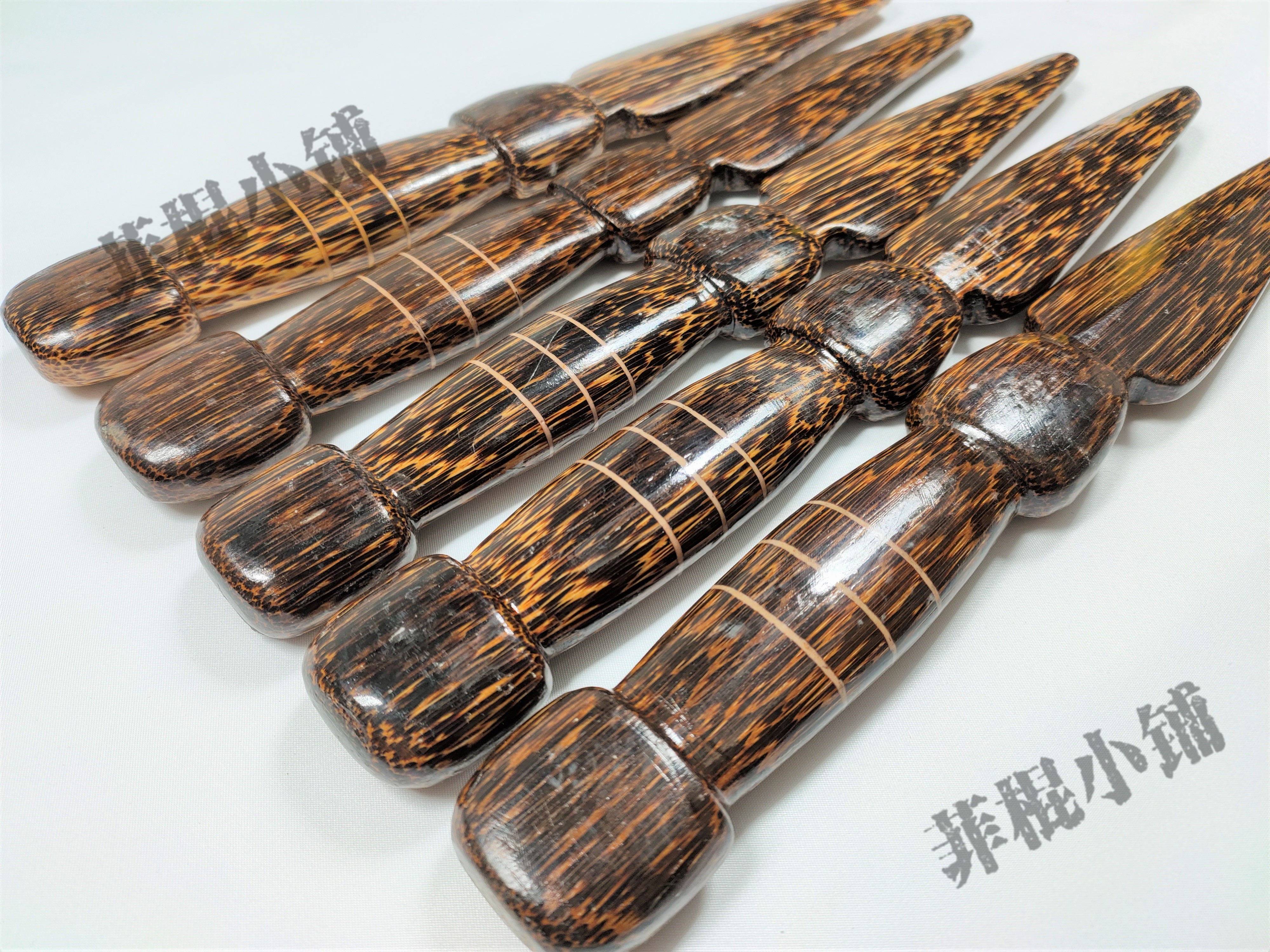 进口Bahi硬木匕首车载防身武术训练实战短棍藤棍李小龙菲律宾魔杖