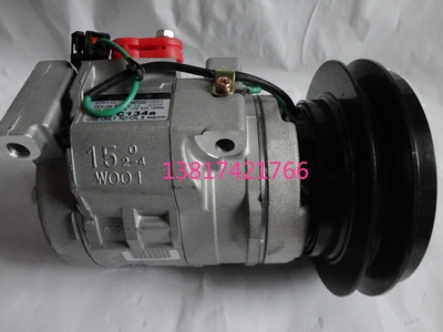 小松挖机/卡特挖机汽车空调压缩机/空调泵/冷气泵 10S15C 17C