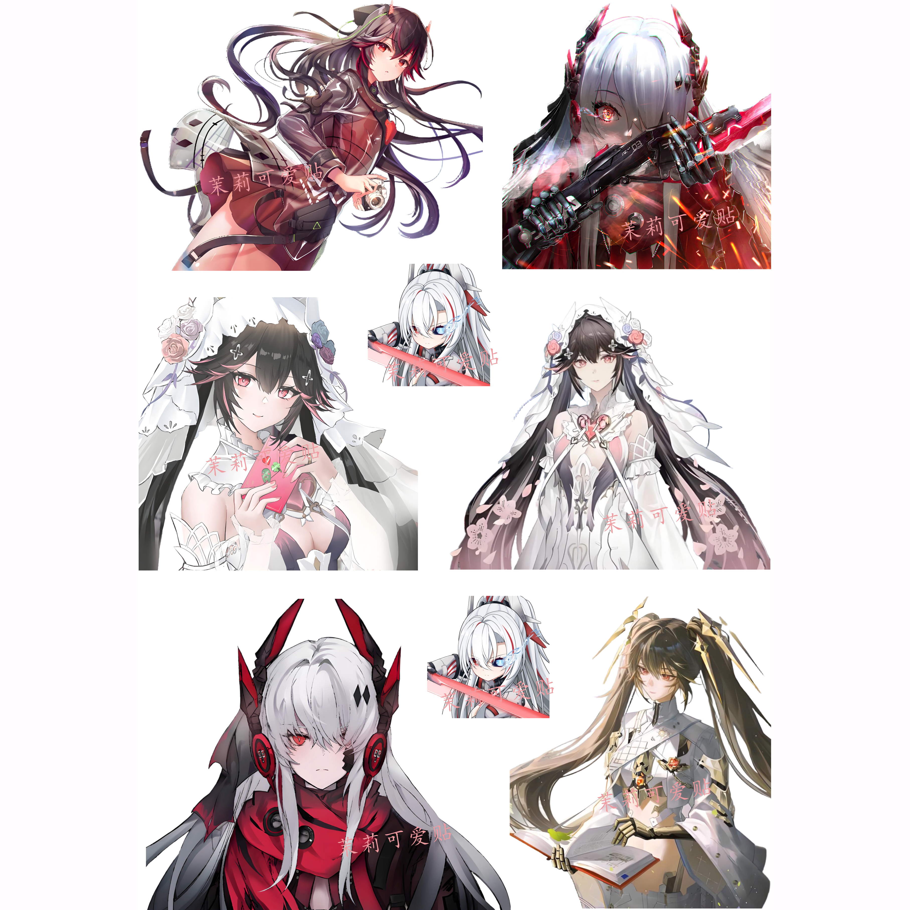 露西亚笔记本电脑手机行李箱贴纸