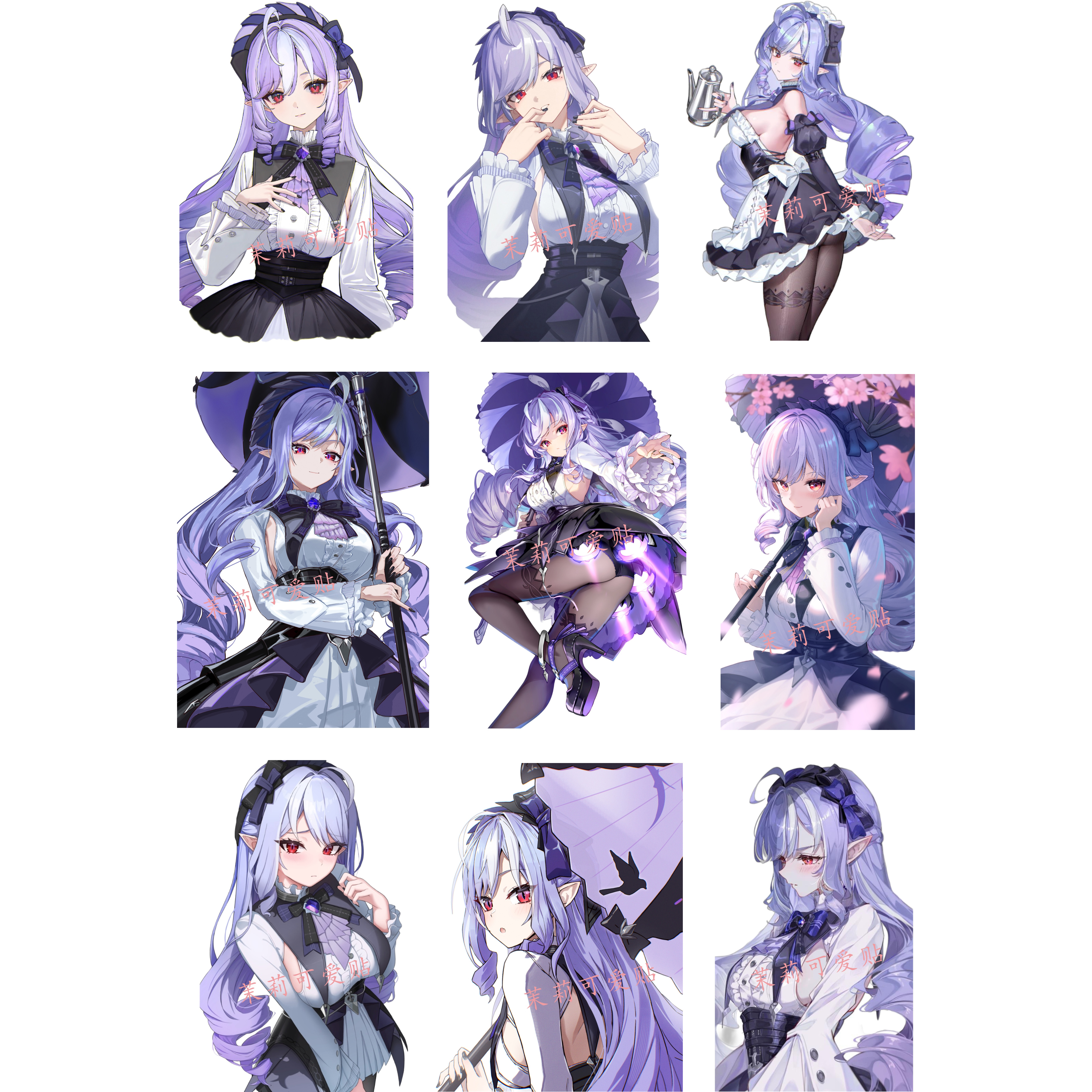 绝区零薇薇安笔记本行李箱贴纸