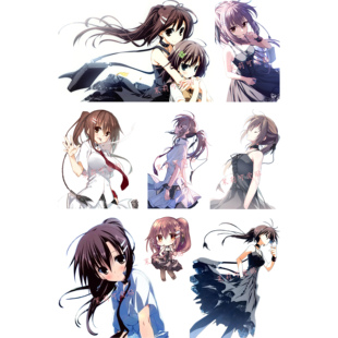 素晴日水上由岐周边美好的每一天二次元笔记本电脑手机行李箱贴纸