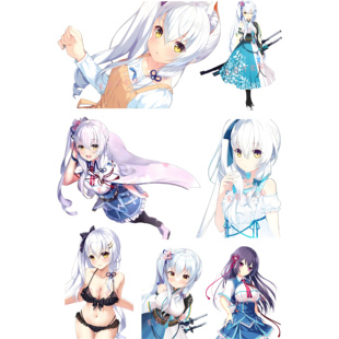 牵绊闪耀的恋之伊吕波朱雀院椿周边动漫笔记本电脑手机行李箱贴纸