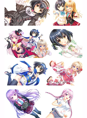 AMBITIOUS MISSION 有濑辉夜石川弥荣笔记本电脑手机行李箱贴纸