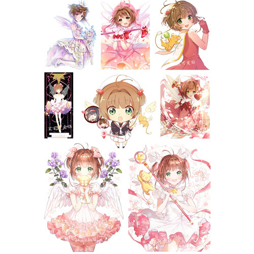 魔卡少女樱行李箱贴纸百变小樱