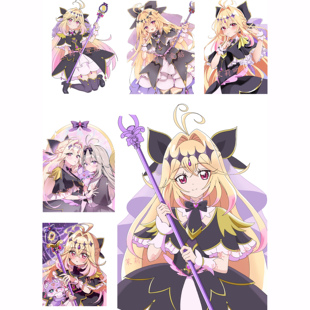 名侦探光之美少女森亚露露卡黑Q周边笔记本电脑手机行李箱贴纸