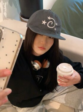 星星！小众设计平檐帽个性棒球帽