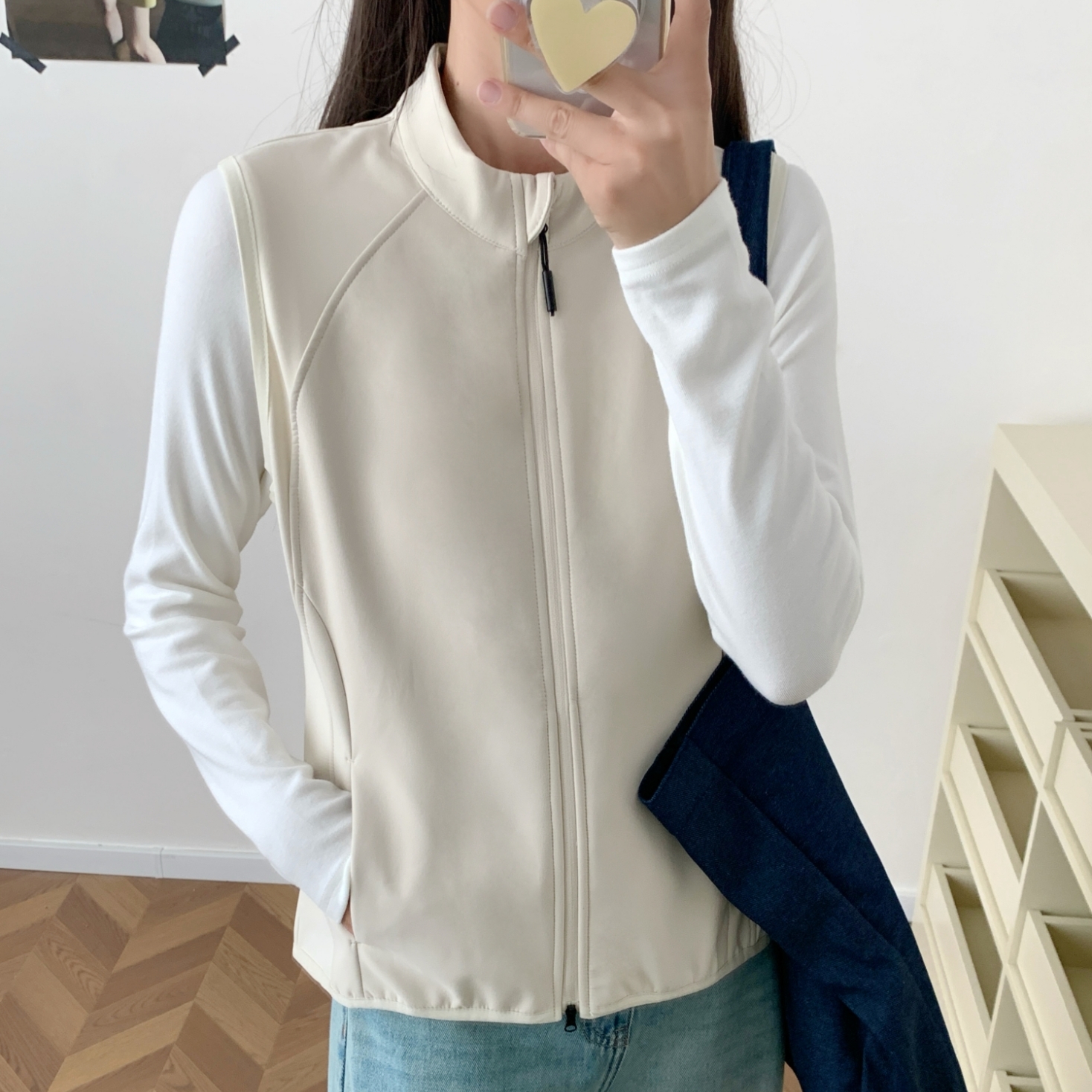 原版~软壳轻量薄绒~运动马甲女