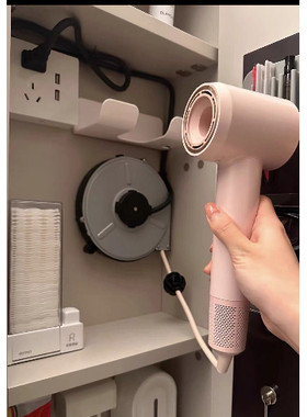 旭晟吹风机线盘可自动收纳收线盘