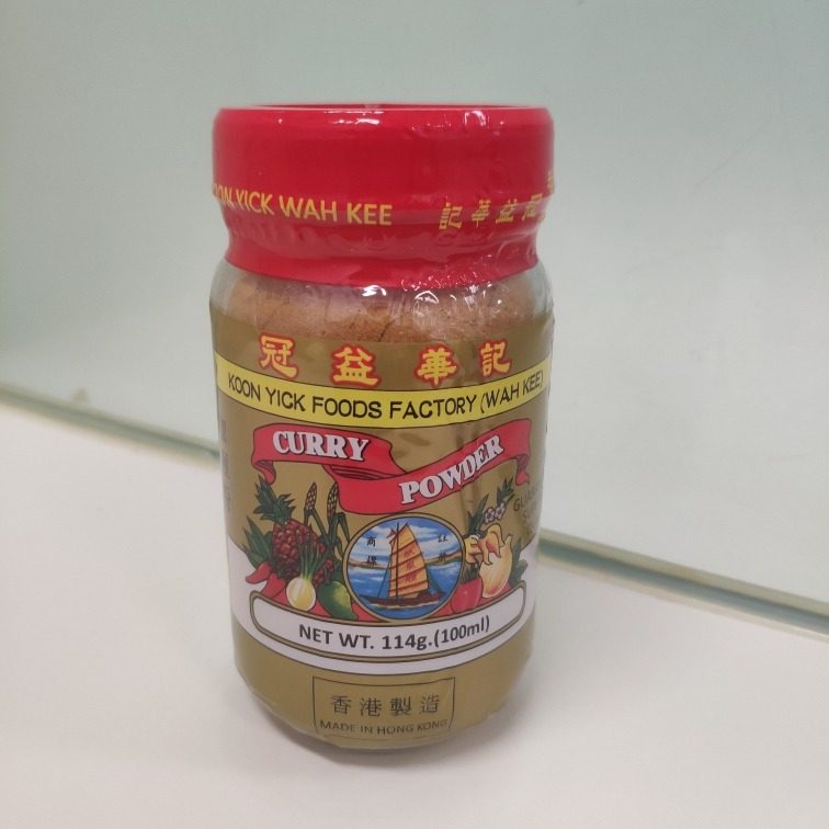 (1香港进口顺丰)冠益华记咖喱粉114g拌饭香浓酱美味烹KOONYICKWK