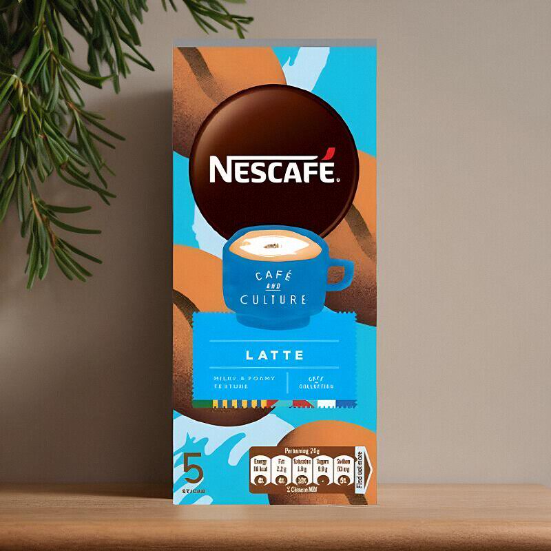 (24香港进口顺丰)雀巢极/品丝滑牛奶咖啡5包LATTE式货版购Nescafe