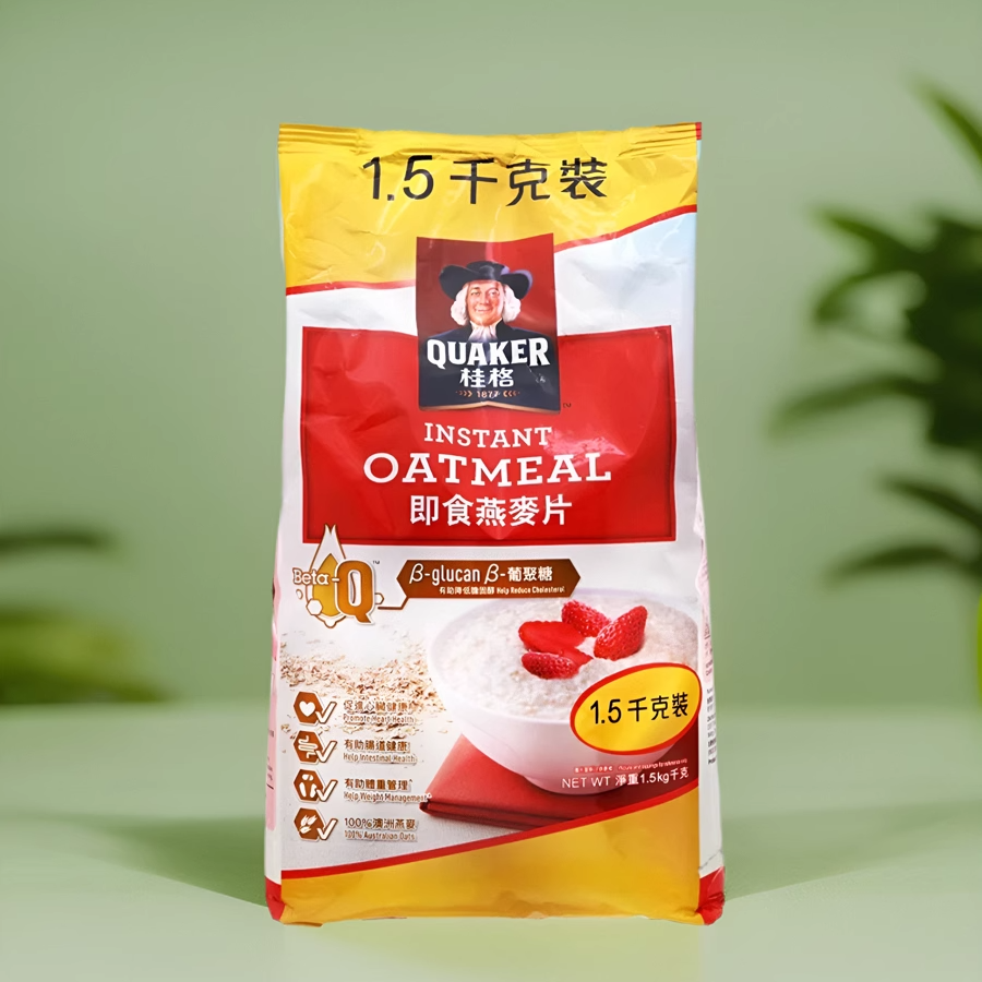 桂格即食燕麦片袋装1500g
