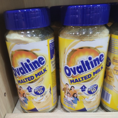 (15香港进口顺丰)阿华田牛奶麦芽饮品400g冲饮代式货版购OVALTINE