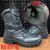 新款 靴男战术靴 君洛克D18010雪狼GTX防水真皮保暖V底作战靴冬季