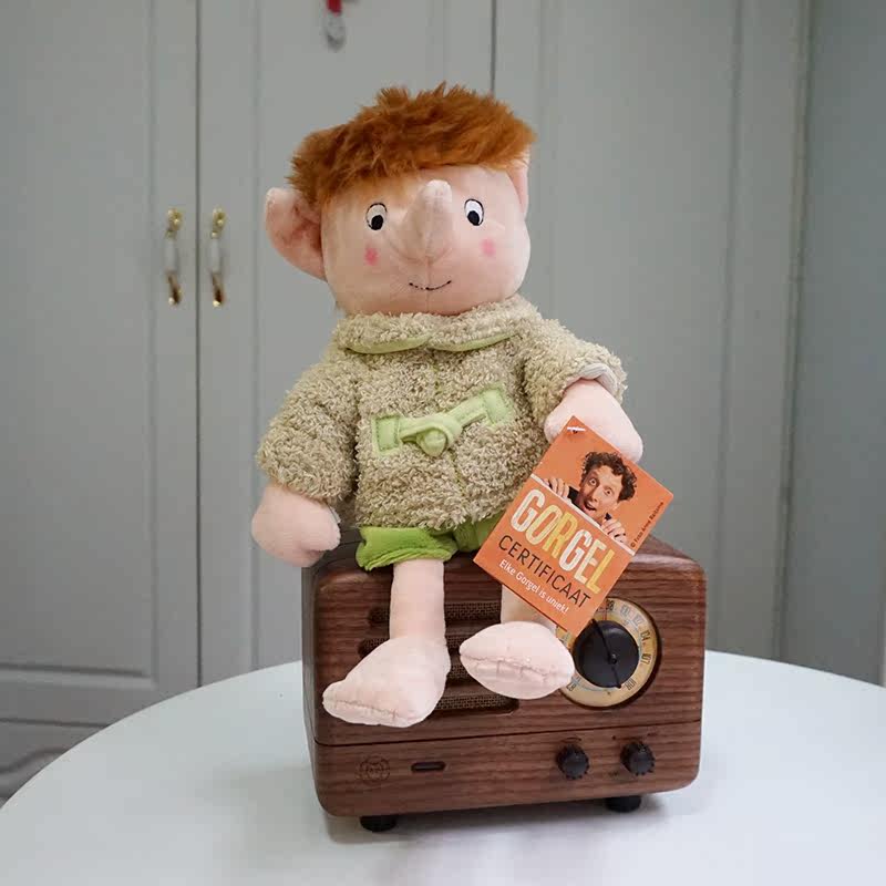 出口原单黄毛翘鼻小男孩布娃娃人形玩偶儿童公仔毛绒玩具娃娃布偶