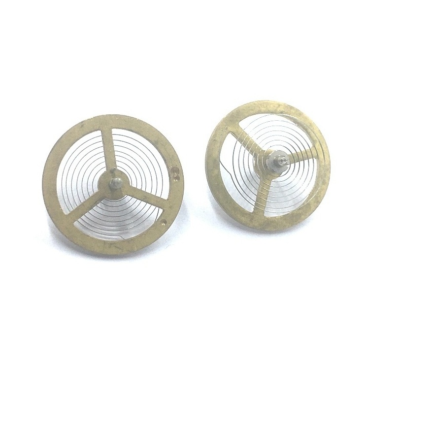 机械闹钟配件机械国产游丝摆轮全摆钟表配件