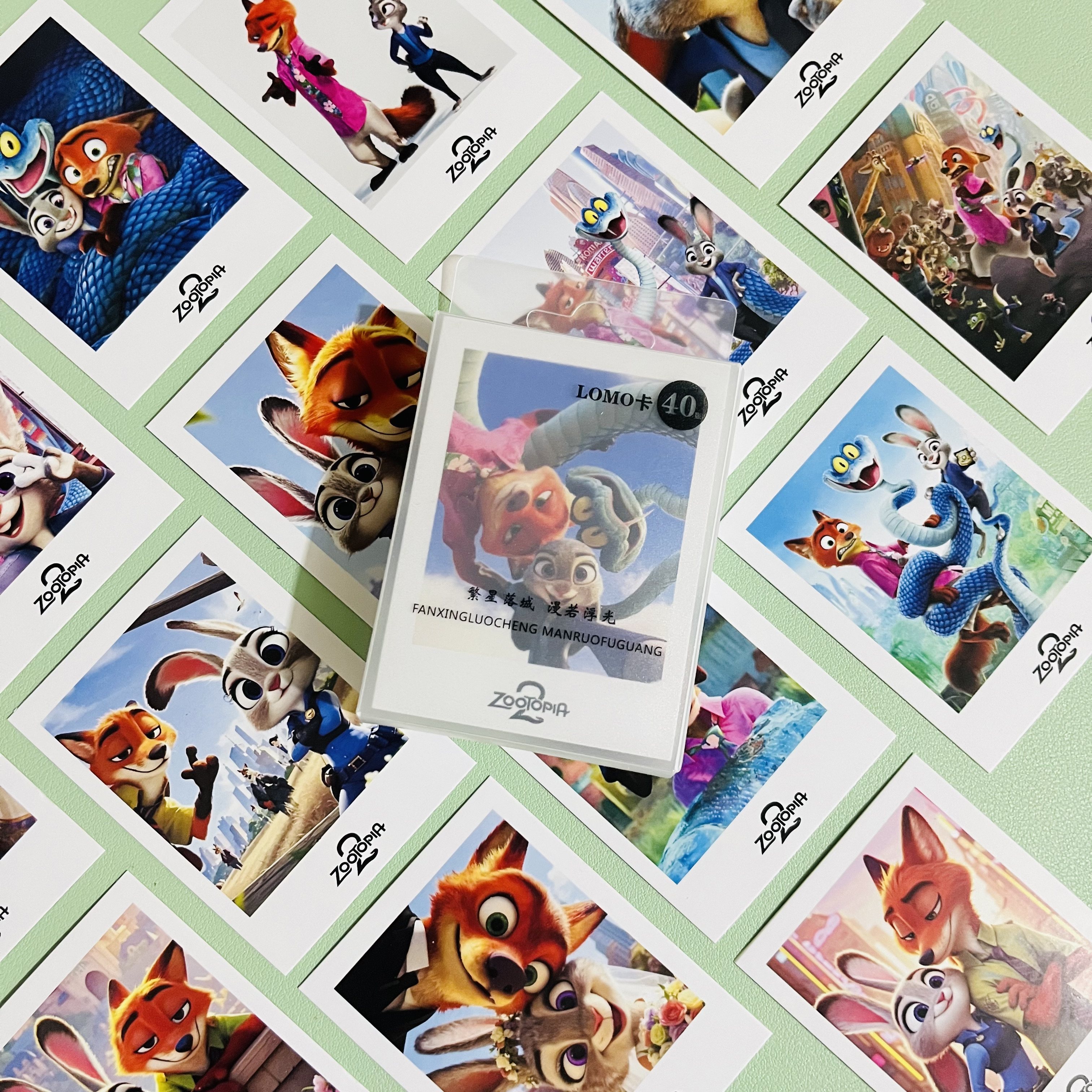 疯狂动物城2精美lomo卡 朱迪尼克动漫周边高清自印收藏留言小卡
