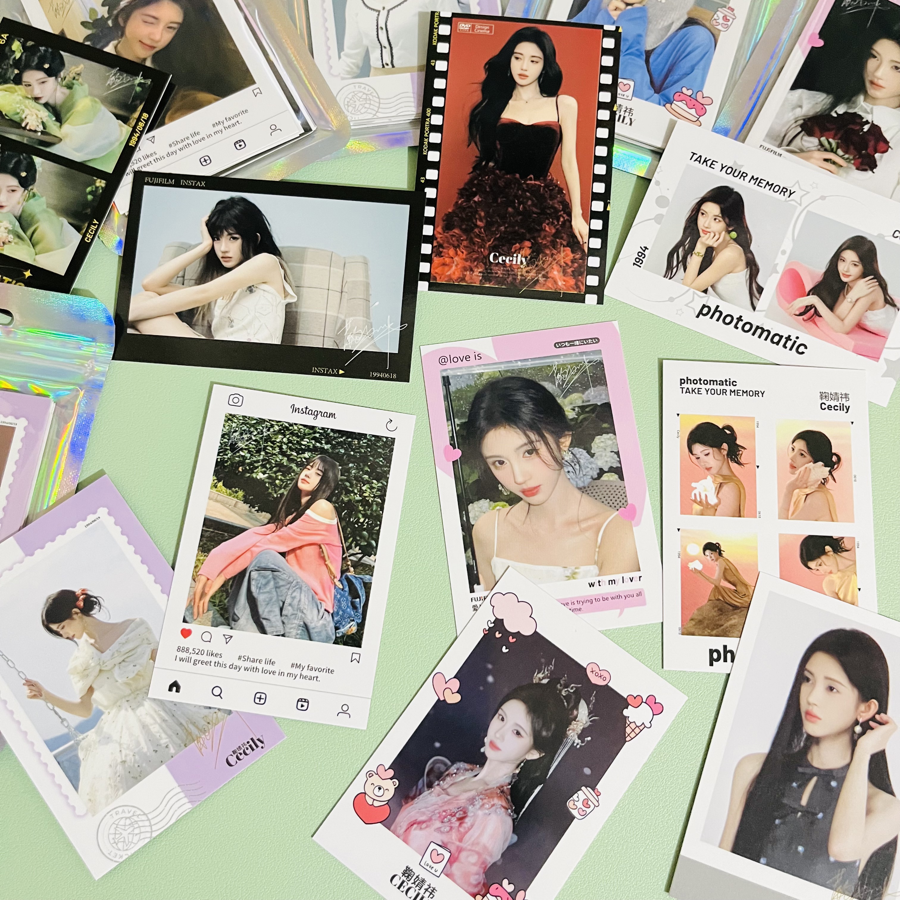 鞠婧祎新款拍立得盲盒