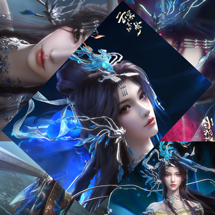 云深不知梦云望舒海报 二次元动漫周边同款高清房间墙贴卧室壁纸