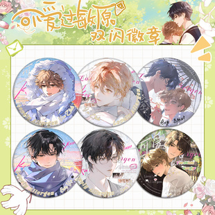 可爱过敏原银葱双闪徽章宋煜乐知时二次元动漫周边马口铁吧唧谷子