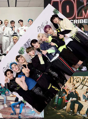 Stray Kids海报方灿李旻浩徐彰彬男团明星周边宿舍墙贴卧室大壁纸