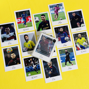 内马尔梅西C罗精美lomo卡 足球明星周边高清留言小卡片贺卡明信片