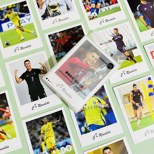 罗纳尔多C罗精美创意lomo卡 足球明星周边40张留言卡高清卡片贺卡