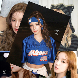 宋雨琦海报 gidle明星周边同款写真照片亲笔签名房间贴墙卧室壁纸