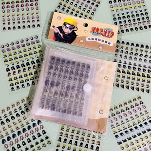 火影忍者小鼻嘎贴纸 春野樱卡卡西佐助动漫周边迷你手账防水贴画