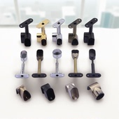 索菲亚款 式 固定衣架杆T型搭扣 衣帽间多款 窗帘加厚高脚铝合金侧装