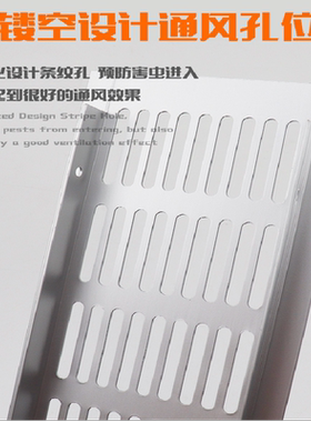 装饰盖散热通风孔盖铝合金透气网格长方形橱柜黑色衣柜鞋柜透气孔