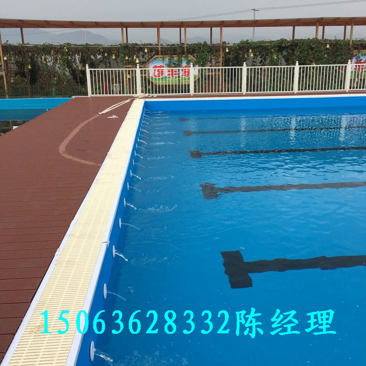 室外大型钢结构游泳池，拼装游泳游泳池