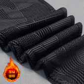 潮流商务直筒休闲裤 舒适百搭提花松紧腰长裤 尊享轻奢 春秋新款