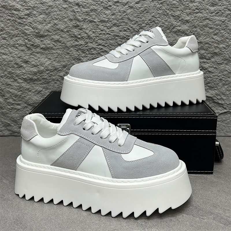 欧洲站2024秋冬新款厚底松糕鞋