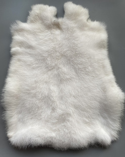 老兔皮整张大尺寸真兔毛皮毛一体护膝DIY饰品座垫内胆皮草布料