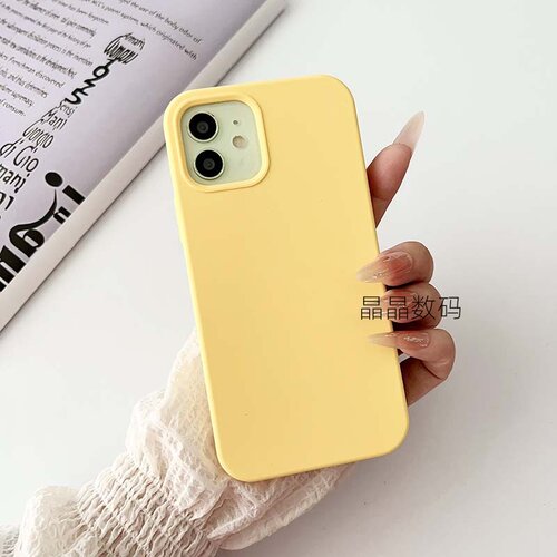 适用iPhone12手机壳苹果12Pro Max液态硅胶iPhone13Pro简约13纯色13mini防摔12mini保护套13promax全包12Pro