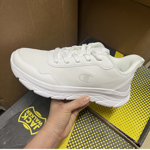 外贸原单男鞋2025秋冬网面全白休闲跑步鞋防滑轻便透气运动旅游鞋