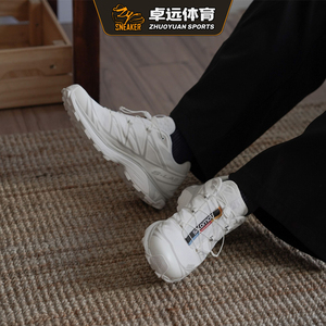 Salomon X6 冰川白色低帮户外旅游登山跑步鞋 412529