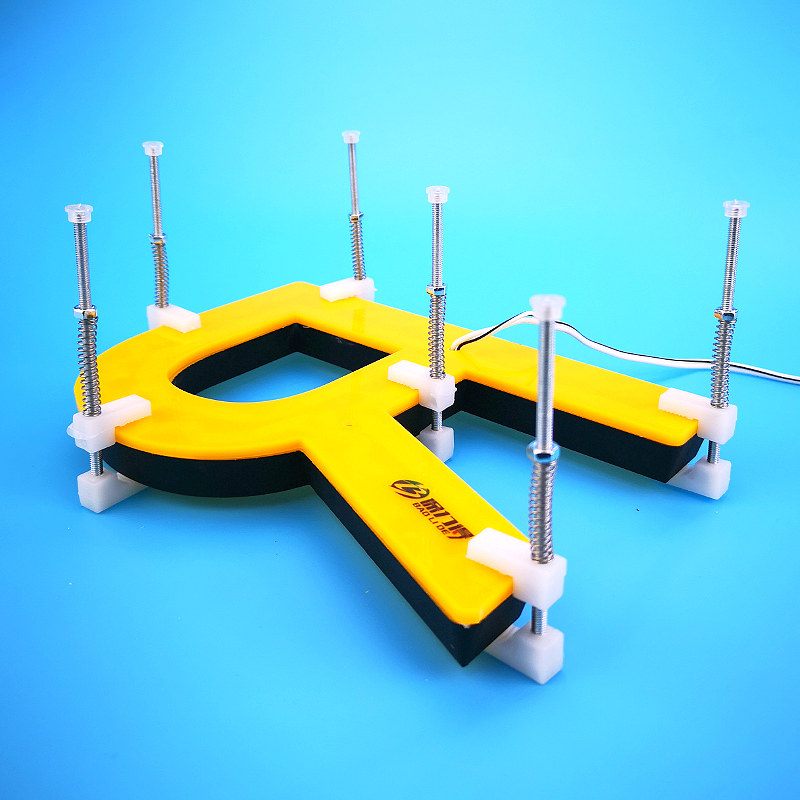 新款铝无边字夹子迷你字亚克力背发光字定位夹打胶夹固定夹木工夹