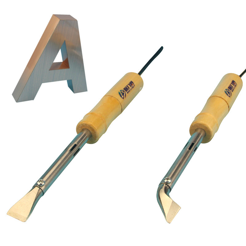 不锈钢焊字烙铁金属广告焊字电烙铁金属字接口锡焊勾缝烙铁焊字宝