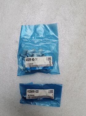 议价 SMC 原装调压气阀 接头 AS1211F-M3-04  10P  KQGH06-02S  1