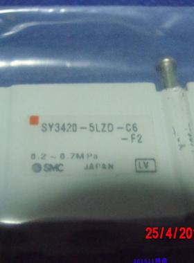 SMC电磁阀SY3420-5LZD-C6-F2 10 议价