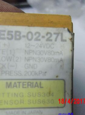 议价SMC压力开关ZSE5B-02-27L