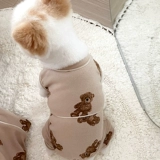 Весна и осень тонкая четырехдушная домашняя одежда Тедди собака лучше, чем панда Bomegya Summer Pet