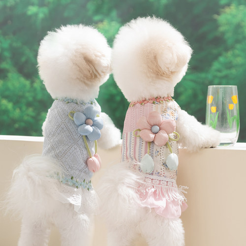 小狗狗衣服夏季薄款背心小型幼犬比熊泰迪约克夏马尔济斯宠物裙子
