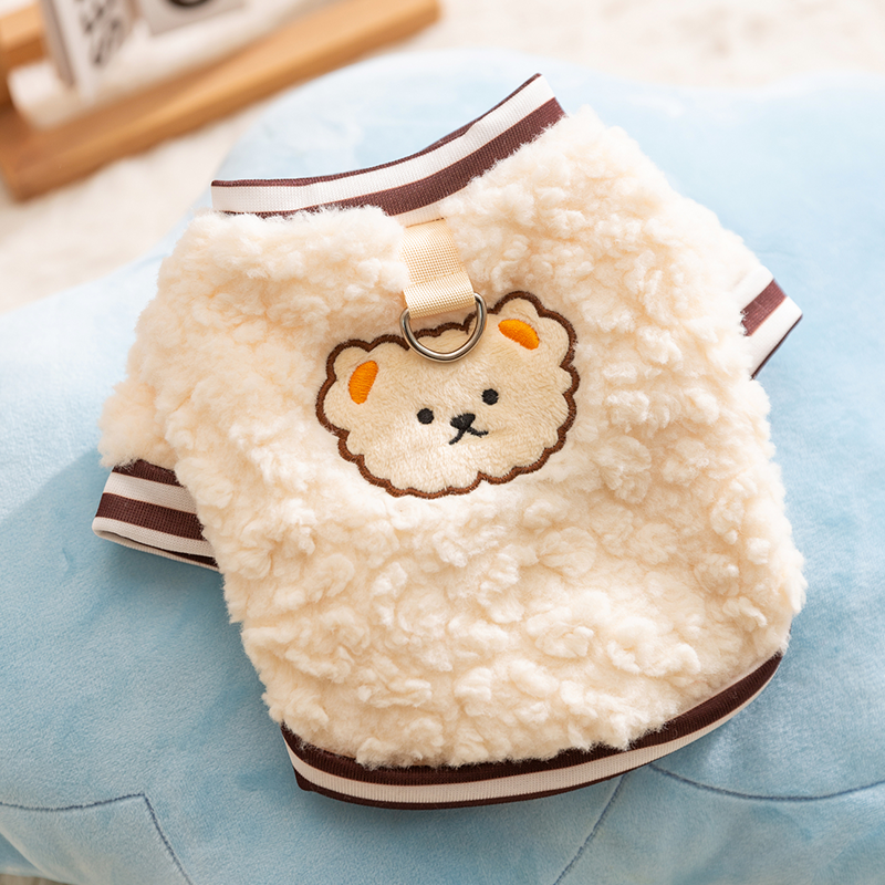 小狗狗衣服秋冬款绒衣宠物冬季保暖比熊泰迪雪纳瑞猫咪嬉皮狗冬天