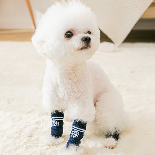 嬉皮狗卡通关节袜小型犬