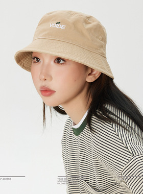 [THE HOBOO]小头围盆帽57cm女夏帽子潮人遮阳帽春夏新款渔夫帽百